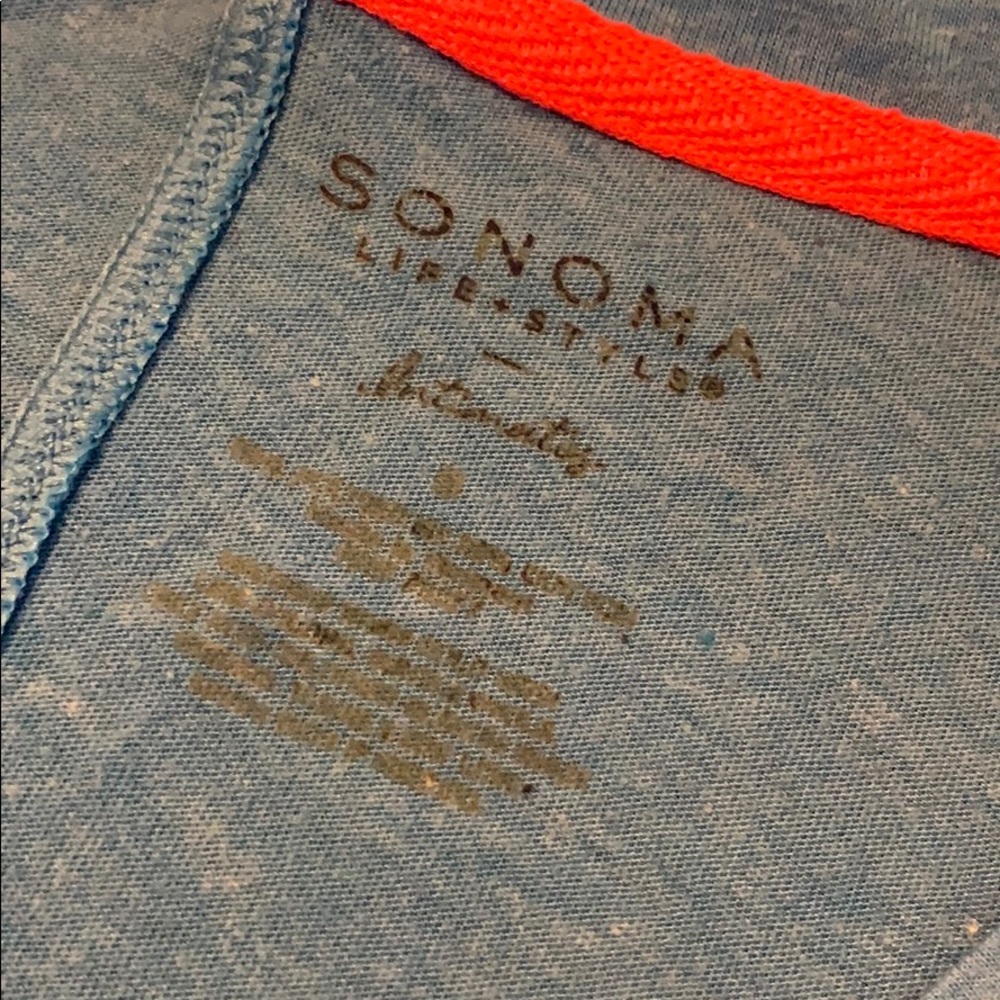 Sonoma‎ size small blue athletic tee - Picture 7 of 7